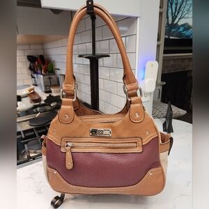 Time and Tru Odessa Handbag Merlot EUC